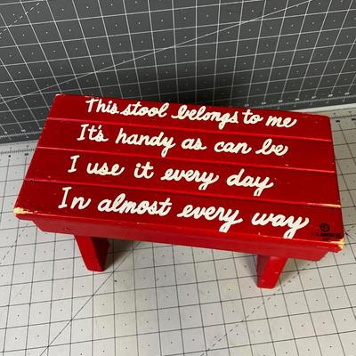 CHILDS STEPPING STOOL, DARLING! 
