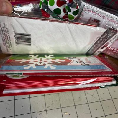 Tray of Christmas Stuff