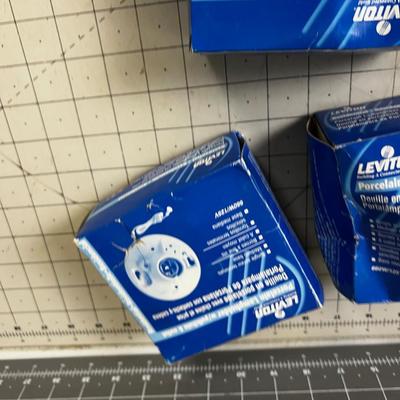 3 Porcelain Light Base, New 