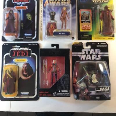 Lot 1031- Star Wars  3.75 action figures new in boxes lot of 6