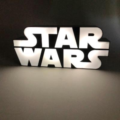 1041 -   Star Wars light up display, 9â€x 11â€
