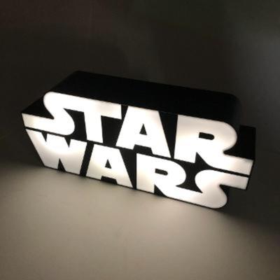 1041 -   Star Wars light up display, 9â€x 11â€