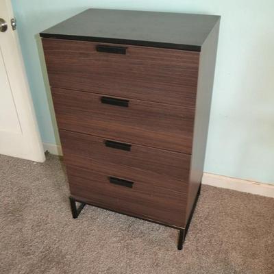 LOT 37. FOUR DRAWER DRESSER