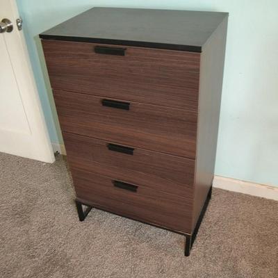 LOT 37. FOUR DRAWER DRESSER