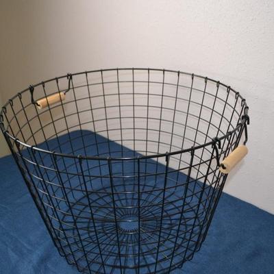 LOT 67. TWO METAL BASKETS