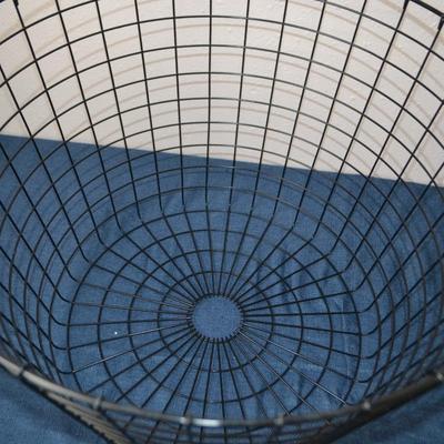 LOT 67. TWO METAL BASKETS