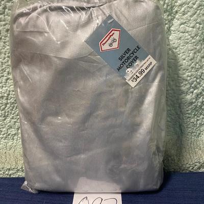 Silver Motorcycle Cover