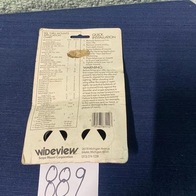 Wideview  See Thru Scope Mounts