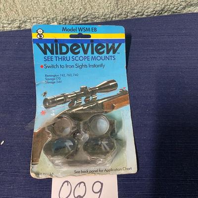 Wideview  See Thru Scope Mounts