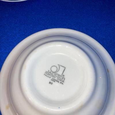 VINTAGE BLUE WILLOW CHILDRENâ€™S DISHES