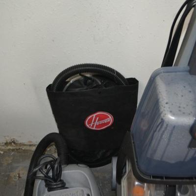 LOT 94. HOOVER RUG CLEANER AND SHOP VAC