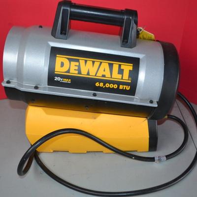 LOT 97. DEWALT CORDLESS SPACE HEATER