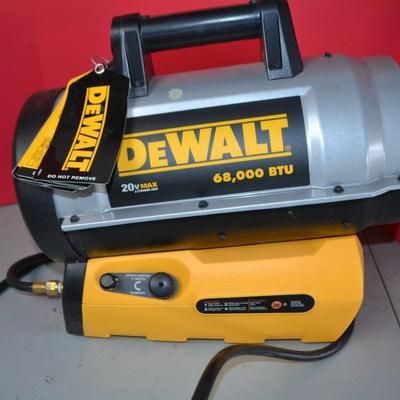 LOT 97. DEWALT CORDLESS SPACE HEATER