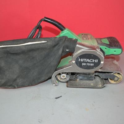 LOT 100. HITACHI BELT SANDER SB-75
