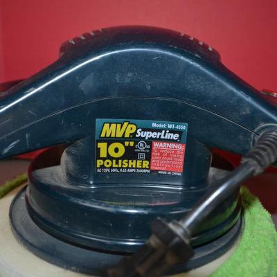 LOT 101. TWO CAR POLISHERS