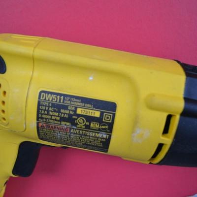 LOT 112. DEWALT DW511 HAMMER DRILL
