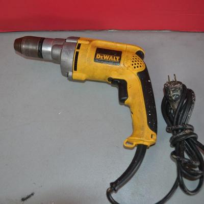 LOT 118 DEWALT CORDED DRILL