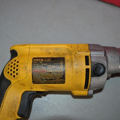 LOT 118 DEWALT CORDED DRILL