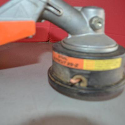 LOT 132. STIHL KOMBI MOTOR  MULTI SYSTEM POWER HEAD AND WEED CUTTER ATTACHMENT