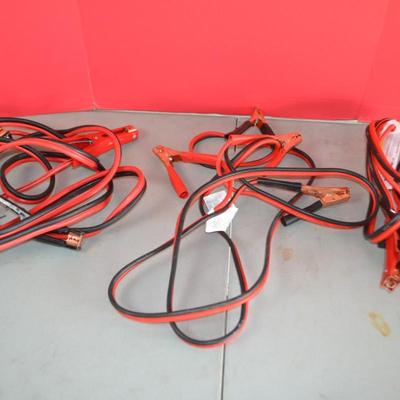 LOT 139. THREE SETS OF JUMPER CABLES