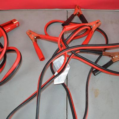 LOT 139. THREE SETS OF JUMPER CABLES