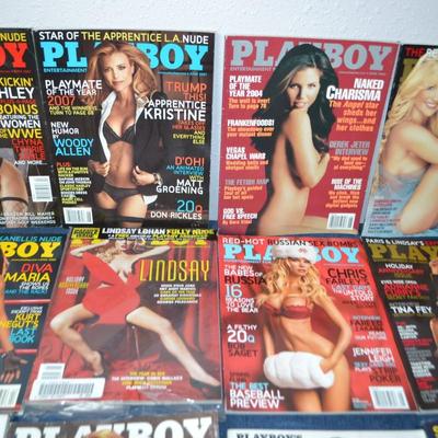LOT 159  PLAYBOY MAGAZINES SOME STILL IN DELIVERY PLASTIC BAG (25 MAGAZINES)