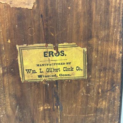 Antique WM. L. GILBERT CLOCK CO. Chime  Clock