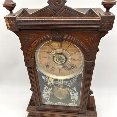 Antique WM. L. GILBERT CLOCK CO. Chime  Clock