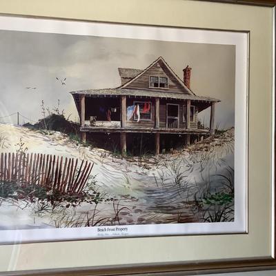 Atlanta Artist Bobby Sikes signed 160/950 framed 31