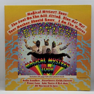 LOT 26:  The Beatles 1967 - 1970 and Magical Mystery Tour Vintage Vinyl Records