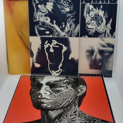 LOT 40: The Rolling Stones Vinyl Albums - Goats Head Soup, Tattoo You, Emotional Rescue