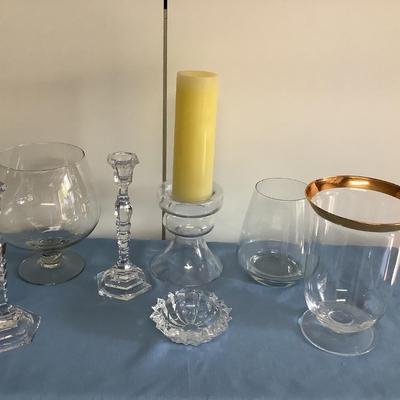 Table Decor lot- for 2 or 8, candlesticks