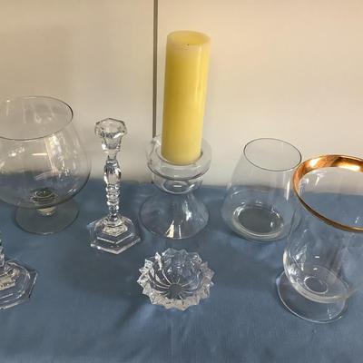 Table Decor lot- for 2 or 8, candlesticks
