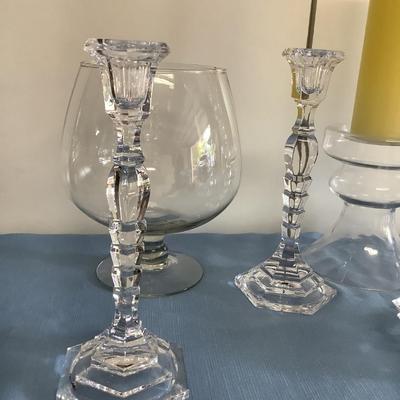 Table Decor lot- for 2 or 8, candlesticks
