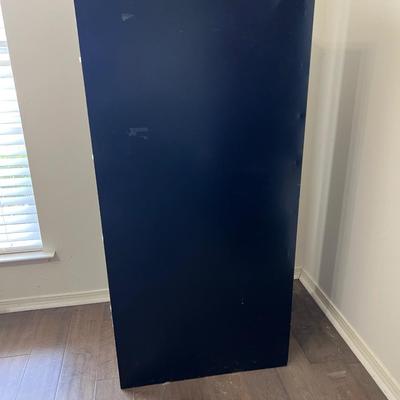 Black 4 Drawer Filing Cabinet With Key
