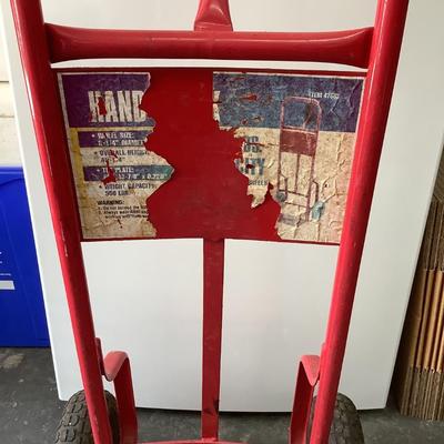 Red Hand Truck