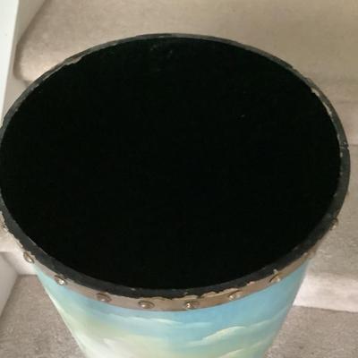 Fancy decorated umbrella stand  24"H 10"diameter