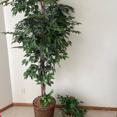A8- Faux Ficus tree & faux plant