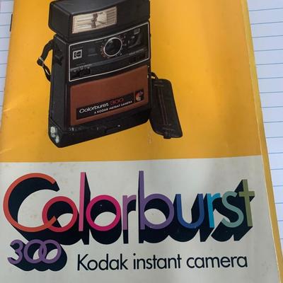 Vintage electronics lot-Kodak Colorburst 300 with manual, Sony cassette players and cassettes, headphone receiver AN8-H-1