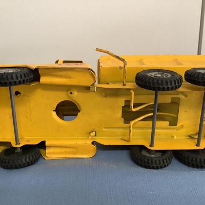Buddy L yellow metal dump truck-Vintage