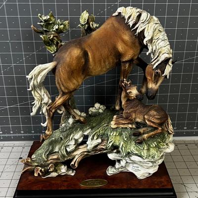 Giuseppe Armani Titled "First Days" Horse & Colt 