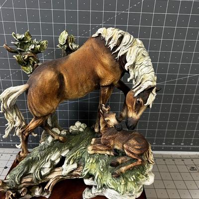 Giuseppe Armani Titled "First Days" Horse & Colt 