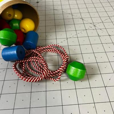 Jumbo Wood Beads and Last PLAY SKOOL 