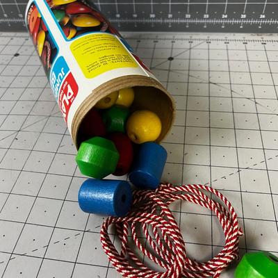 Jumbo Wood Beads and Last PLAY SKOOL 