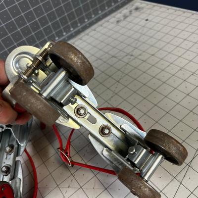 Vintage Steel Roller Skates. 