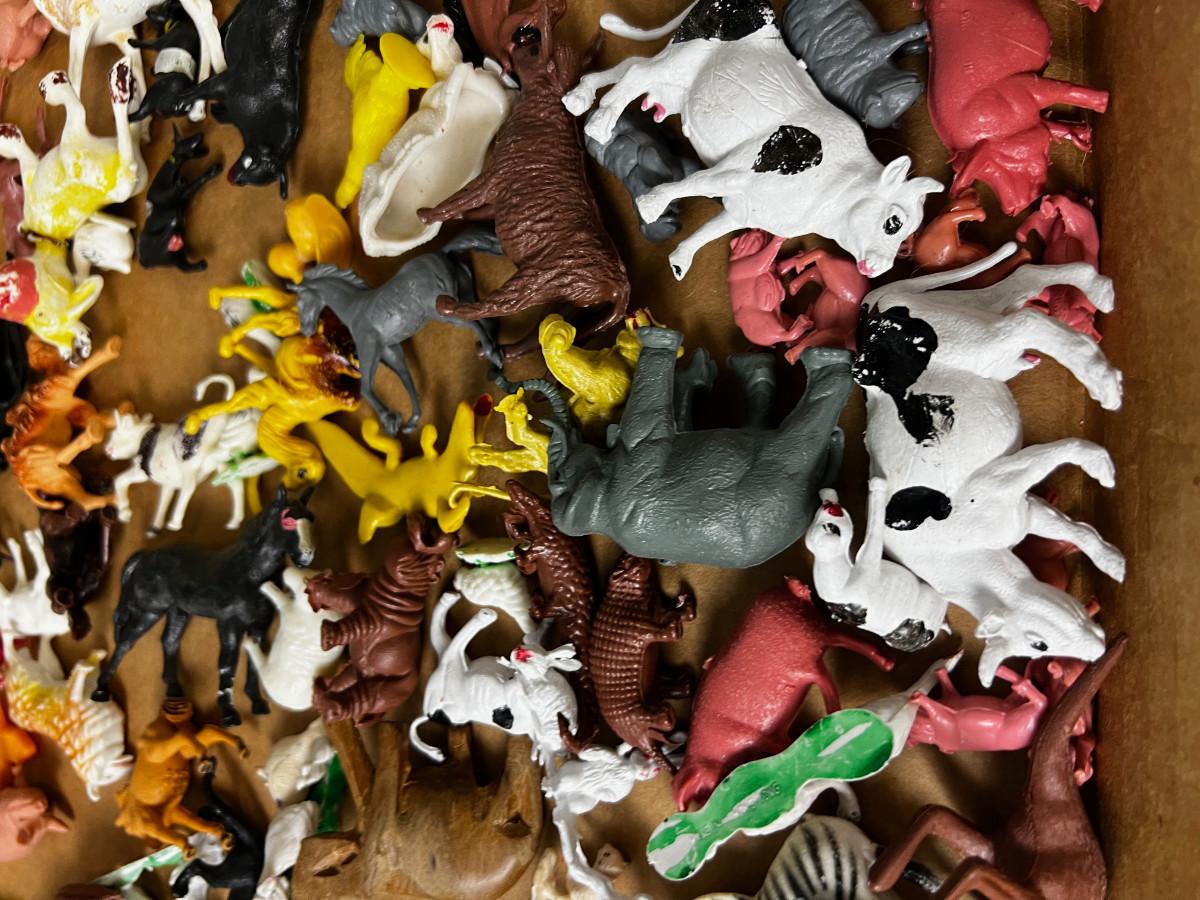 Vintage plastic hotsell farm animals