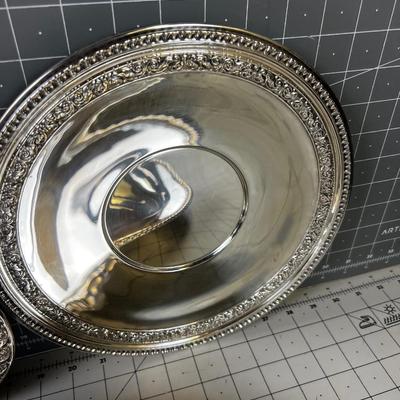 Serving Ware Silver PLATE 3 Items