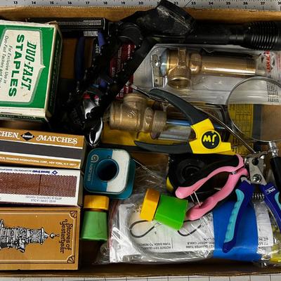 AND MORE GARAGE: Locks, Matches, Wire, etc.