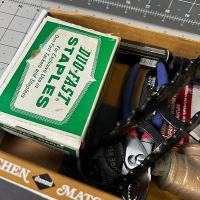 AND MORE GARAGE: Locks, Matches, Wire, etc.