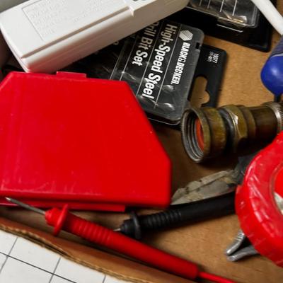 TRAY 4: Pipe Cutter, Drill Bits, Pilers, Home Meter